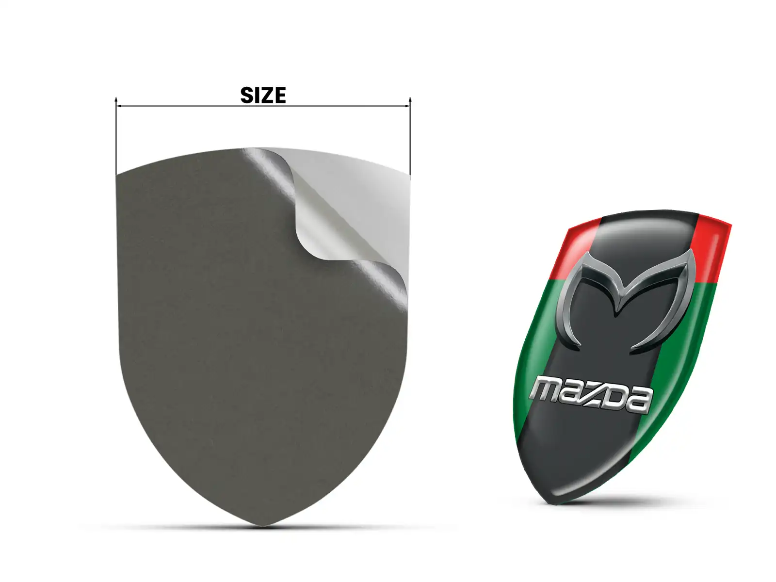 Mazda Adesivi Lunotto Auto Robusti Design Essenziale